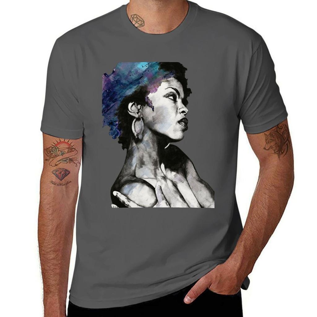 Day Gift for Lauryn Hills TShirt Basic Short Sleeve Cotton Blend TShirt