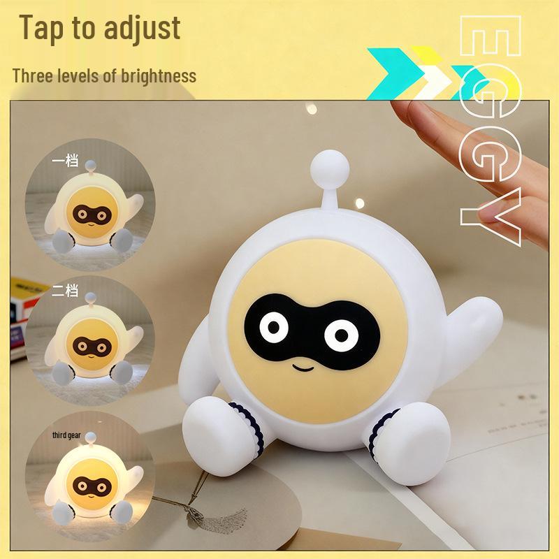 Egg Boy Silicone Night Light: Sleep Companion & Children's Gift