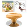 Bakelite Pot Lid Knob Convenient Ergonomic Handle for Kitchen Pans Set Flat Pan Cover