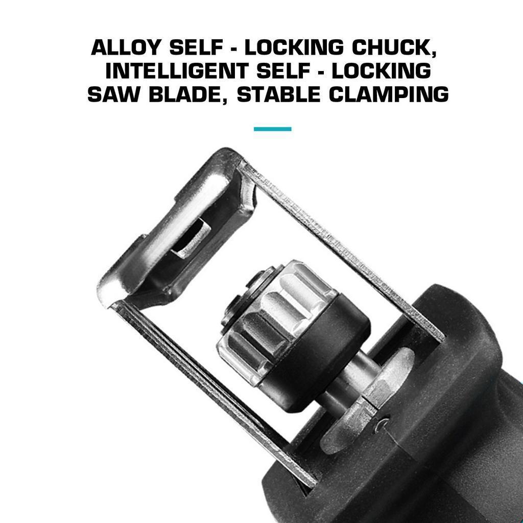 88V lithium Battery Cordless Reciprocating Saw Kit Outdoor Electric Saw Blades for Wood Metal Cutting Woodworking Tools