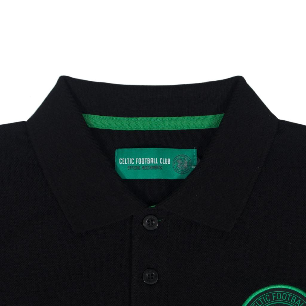 Celtic FC Men's Contrast Sleeves Polo Shirt