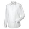 Russell Collection Mens Plain Oxford Tailored Long-Sleeved Shirt