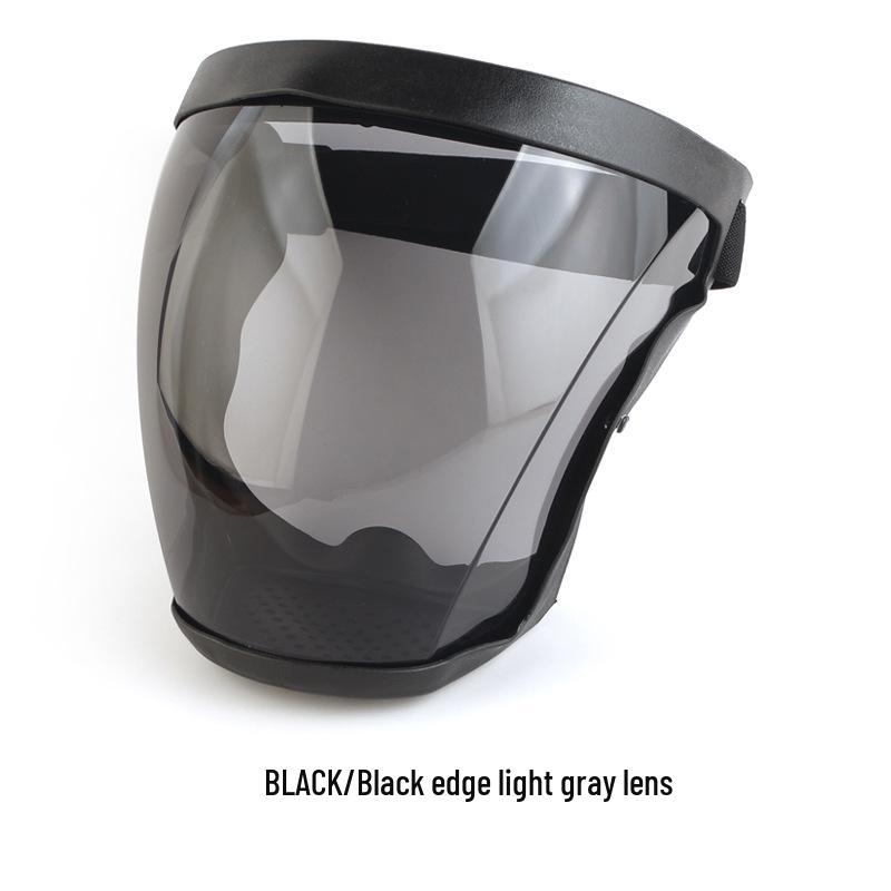 HD Transparent Horse Head Face Shield with Anti-Droplet Goggles, Unisex Headband Style