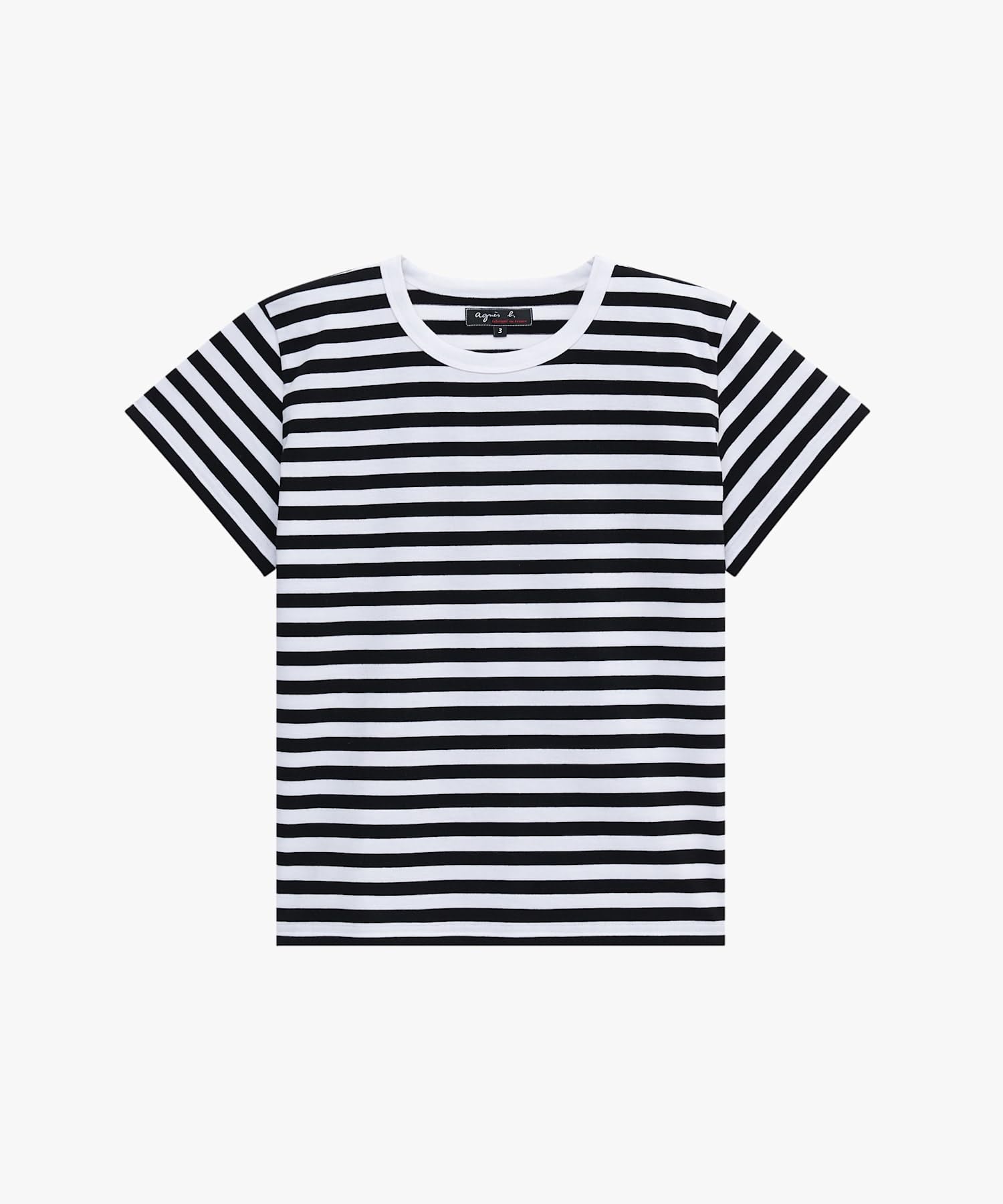 

agnes Полосатый J008 TS 2653J008 Размер 2 b. Футболка женская (M) Черно-белый