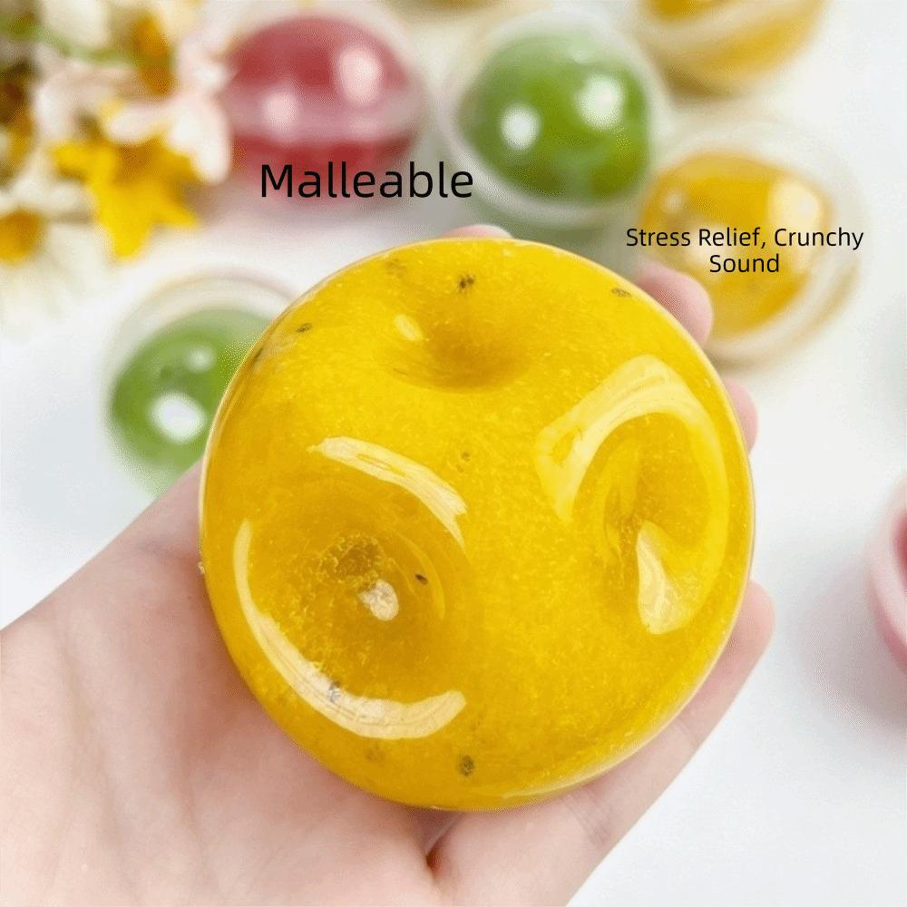 Handmade Slush Squeeze Toy Soft Fidget Toy Slush Ball Squishy Toy Fruit Gift