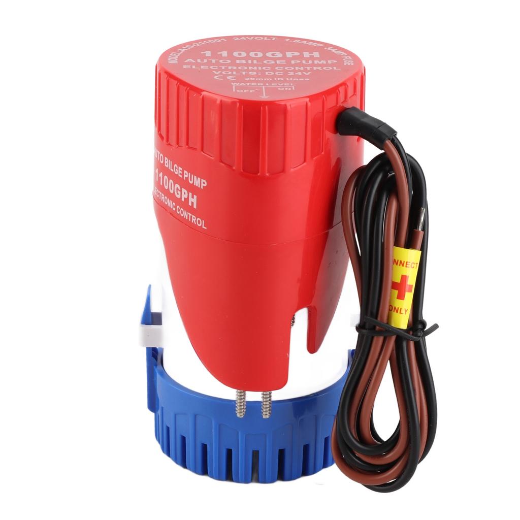 1100GPH 4163LPH Auto Boat Bilge Pump 4m Lift Electric Submersible Water Pump for Pond Water Tank
