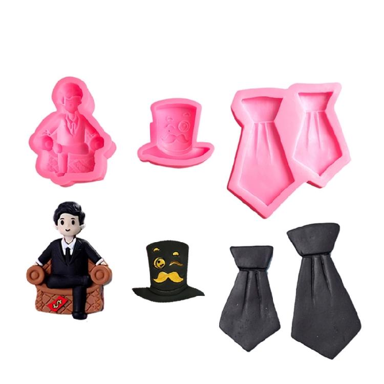 Chocolate Resin Mold Cake Decorating Tools Fondant Mold Fathers Day Gifts