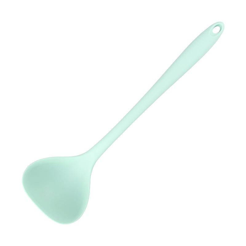 1/7pc Silicone Kitchen Utensil Set Non-Stick Spatula, Soup Ladle, Slotted Turner & 4 Tools | 450 ° F Heat-Resistant, Dishwashe S