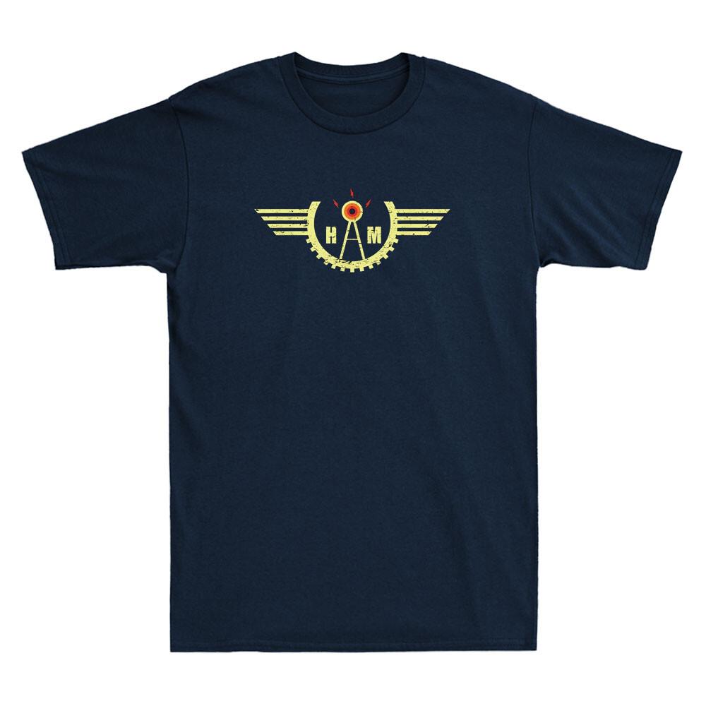 Ham Radio Operator Amateur Antenna Funny Gift Vintage Unisexs Short Sleeve Tshirt