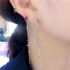 Color Gold Women'S Fashion, Foreign Style, Fringed Long Earphones, Beautifully Plated With Rose Gold