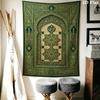 Muslim Wall Tapestry Aesthetic Wall Hanging Printed Fabric Blanket Decorative Tapestries for Bedroom Living Room Home Decor