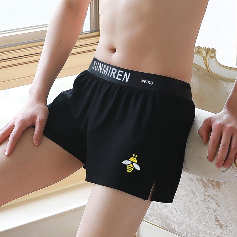 New Men's Cotton Boxer Underwear Fashion Men's  Quick Dry Arrow Pants Men's Loose Plus Size Boxers