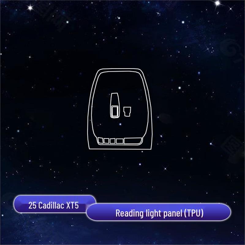 Interior, navigation, and console screen protection film for 2025 Cadillac XT5 models.