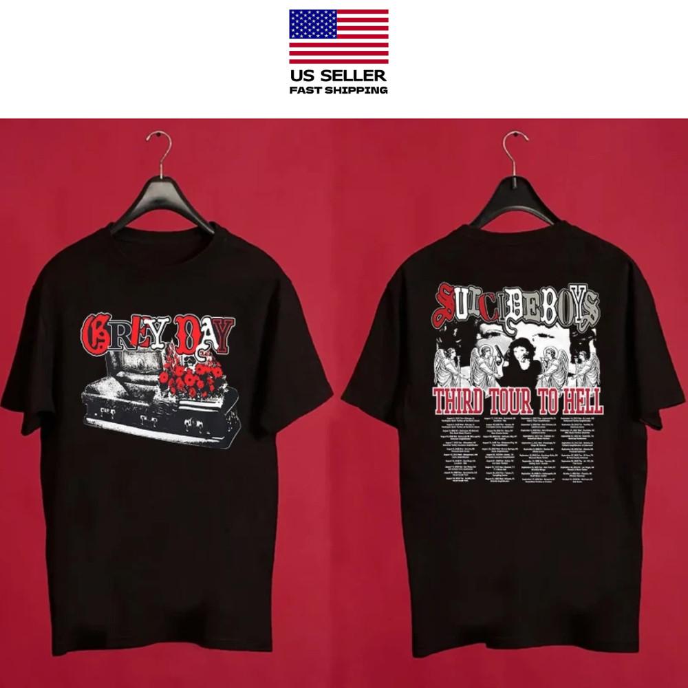 Grey day 2022 Tour Merch, Suicide.boys 2022 Tour Shirt, Grey Day Tour Shirt Unisex T-Shirt XXXL