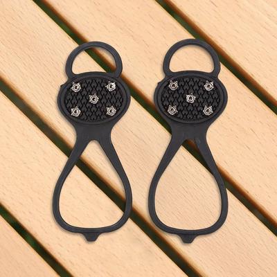 5/8 Teeth Ice Gripper Spike Shoes Winter Outdoor Anti-Slip Hiking Mountain Climbing Ice Snow Crampons Anti-slip Shoe Covers Grip