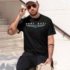 PONT AER 2026 Fashion Heavyweight Hot Selling Retro Printed Pattern Fun Round Neck T-shirt for Daily Comfort