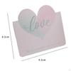 50 Pieces Valentines Day Cards, Love Greeting Small Romantic Foldable after Sales Card,