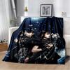 Babymetal combination warm printed blanket, office lounge sofa blanket, flannel household blanket multifunctional blanket