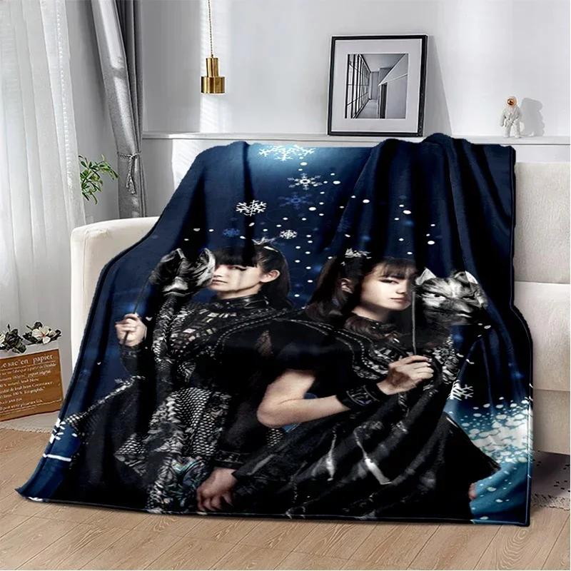 Babymetal combination warm printed blanket, office lounge sofa blanket, flannel household blanket multifunctional blanket
