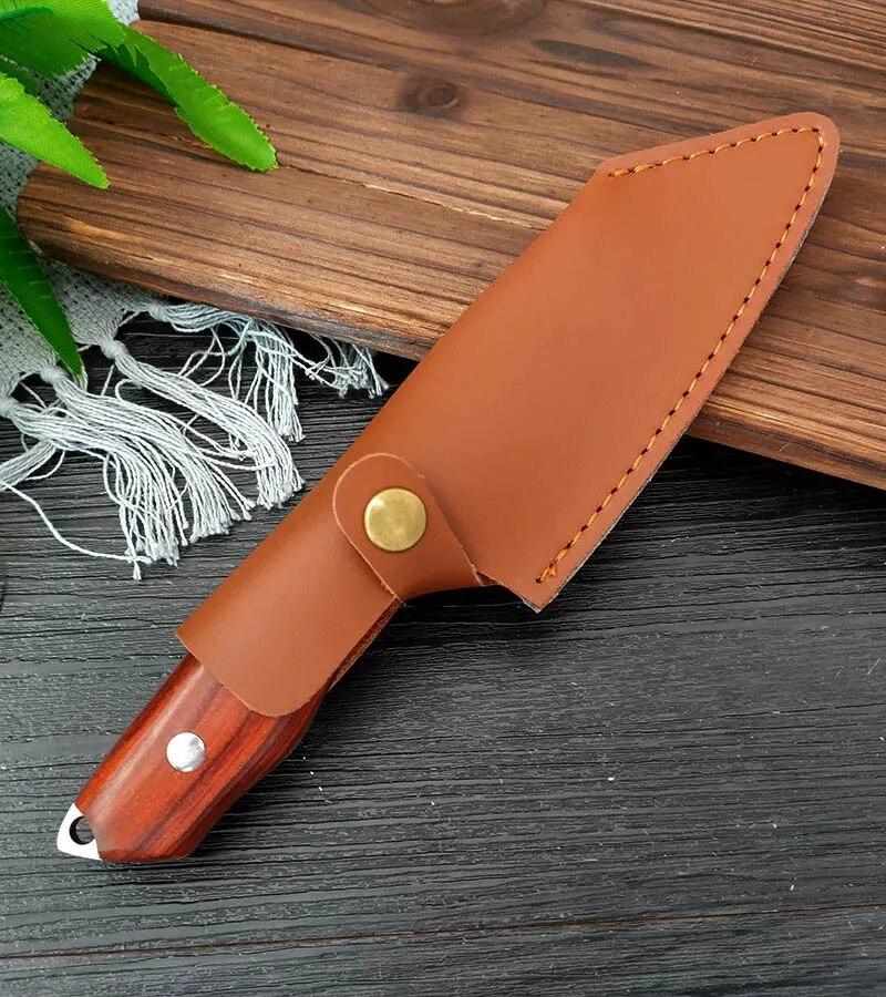 5Cr15Mov Stainless Steel Fruit Butcher Boning Knife Meat Cleaver Knife Hand Forged Kitchen Chef Knife