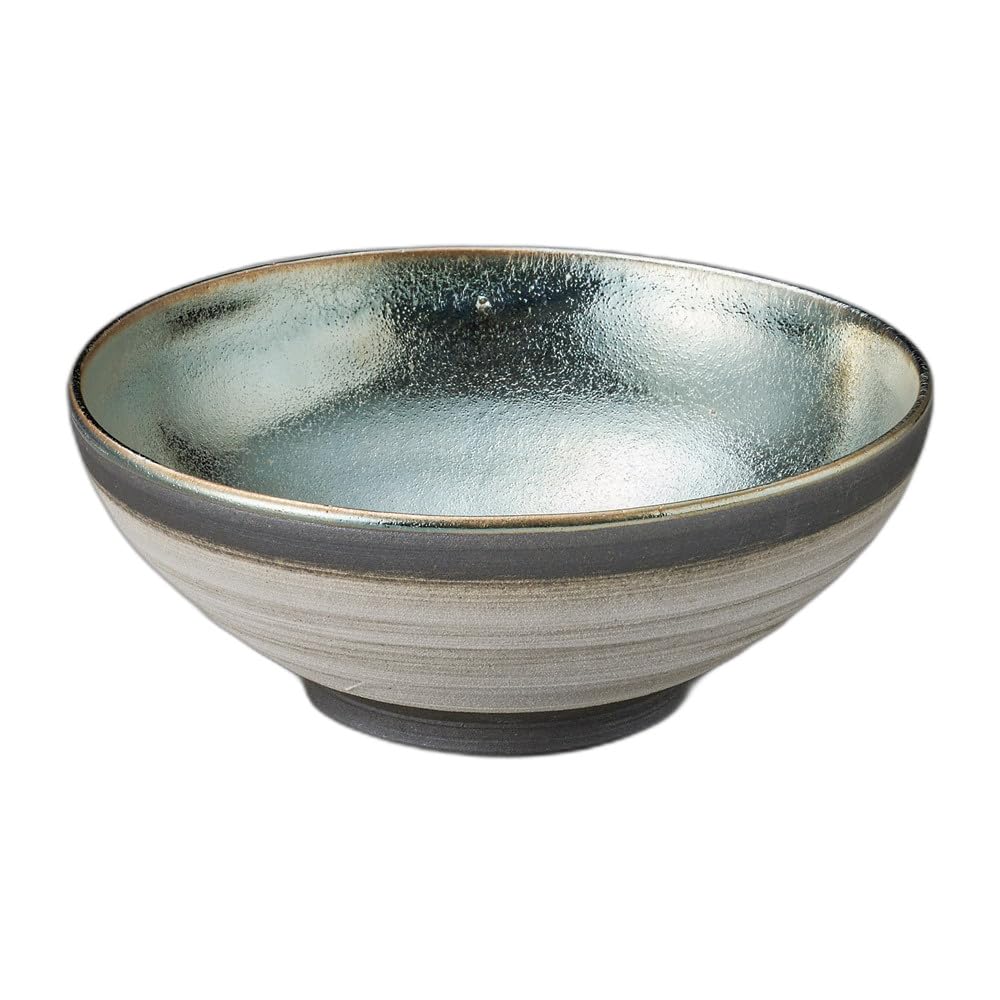 

round bowl with white radiance Medium bowl 5.6mm [19×7.2cm]