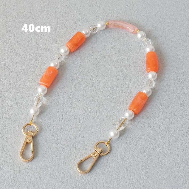 New Fashion Woman Bag Accessory Detachable Candy Beaded Chains Cute Acrylic Luxury Strap Women Elegant Bag Shoulder Handle Chain