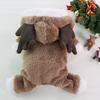 Autumn and Winter Christmas Season Dog Four-legged Thickened Fleece Warm Button Dog and Pet Cat Clothes