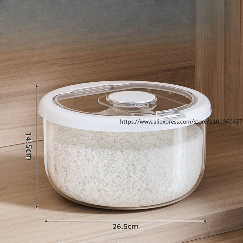 Airtight Insect-proof Rice Bucket for Home Moisture-proof Rice Jar Flour Storage Can Grain Storage Container Rice Box