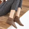 10Pairs Thicken Lace Socks Solid Color Home Slippers Fashion Winter Floor Shoes  Student