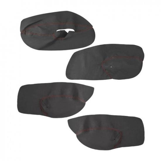 4* Suede Leather Door Panel Armrest Replacement Cover For VW Golf 4 MK4 98-05