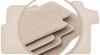 PREMIUM Beige Floor Mats For: Renault Master II 3-seater 2010-