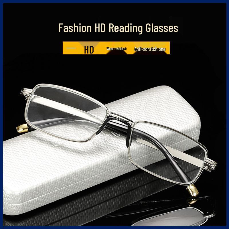 Unisex Crystal Metal Glass Reading Glasses - Style 808