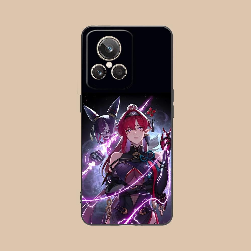 Wuthering Waves Yinlin Mobile Phone Case for Realme 15 14 13 12 11 10 9 Pro Plus T i Lite 5G Colorful Printing Cover Cover