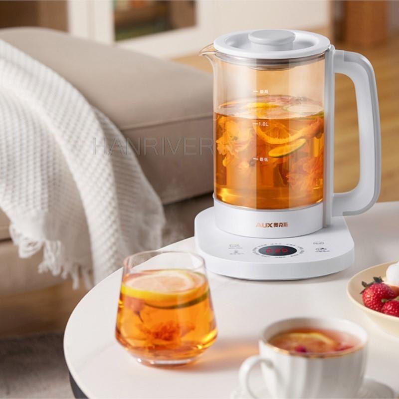 Fully Automatic Health Pot Household Multi-functional Glass Tea Decocting Herbal Tea Pot Electric Kettle Tea Maker 220V