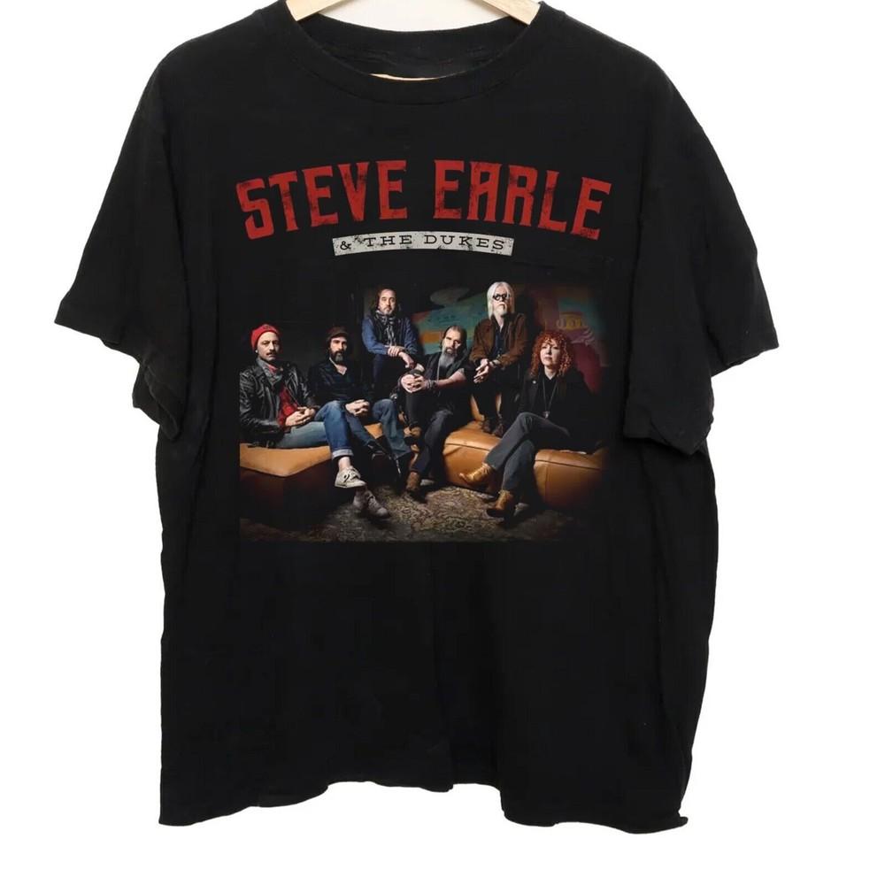 Rare Steve Earle And The Dukes Best Songs Gift Funny Men All Size T-Shirt Q803 Unisex T-Shirt M