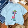 2026 Summer Tross Fashion Cute Print Summer Casual Cute Cotton Comfortable Short Sleeved Top for Boys and Girls