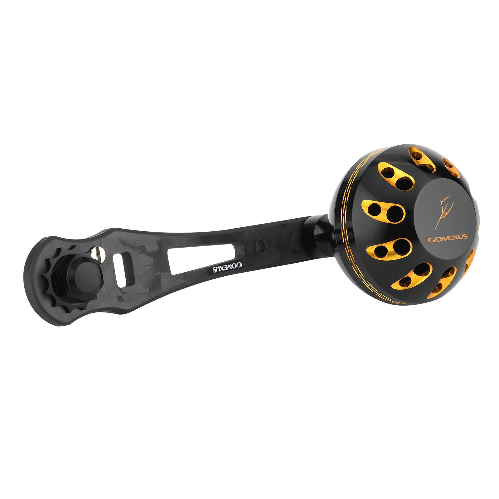 

Gomexus CL75 Кованая карбоновая рукоятка катушки Совместимая с бейткастинговыми катушками Shimano Одинарная рукоятка Ocea Conquest Barchetta Force Master Двухосевая рукоятка катушки