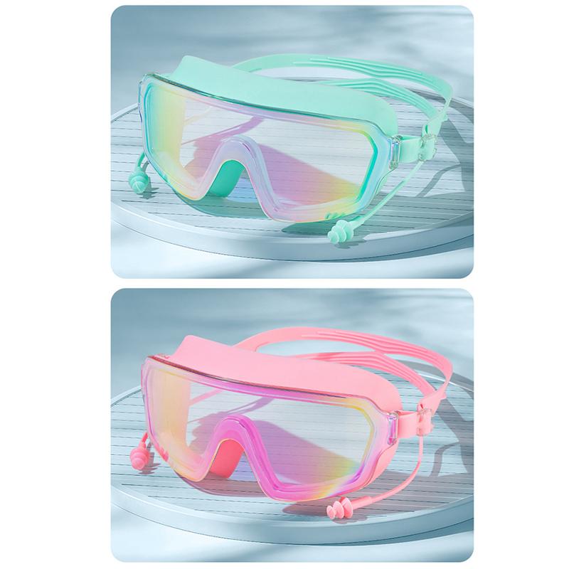 Adult Swimming Glasses, Gradient Color Lenses, Anti-Fog, Large Frame Design, Swimming Glasses For Adults, Teens, Men And Women