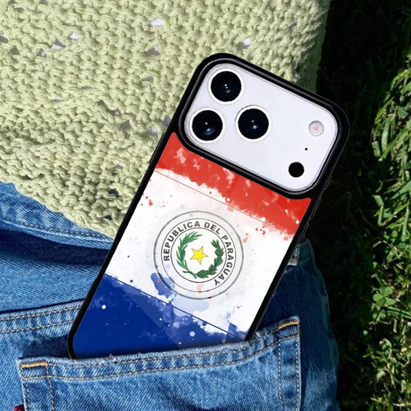 Paraguay Flag soft mobile phone case Compatible with IPhone 17 16 15 14 13 12 11Pro Max 17 Air cover
