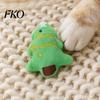 Plush Toys for Cats Christmas Catnip Toy, Santa Tree Snowman Penguin with Natural Catnip, Holiday Kicker Scratch-resistant Cat Toy Kitten