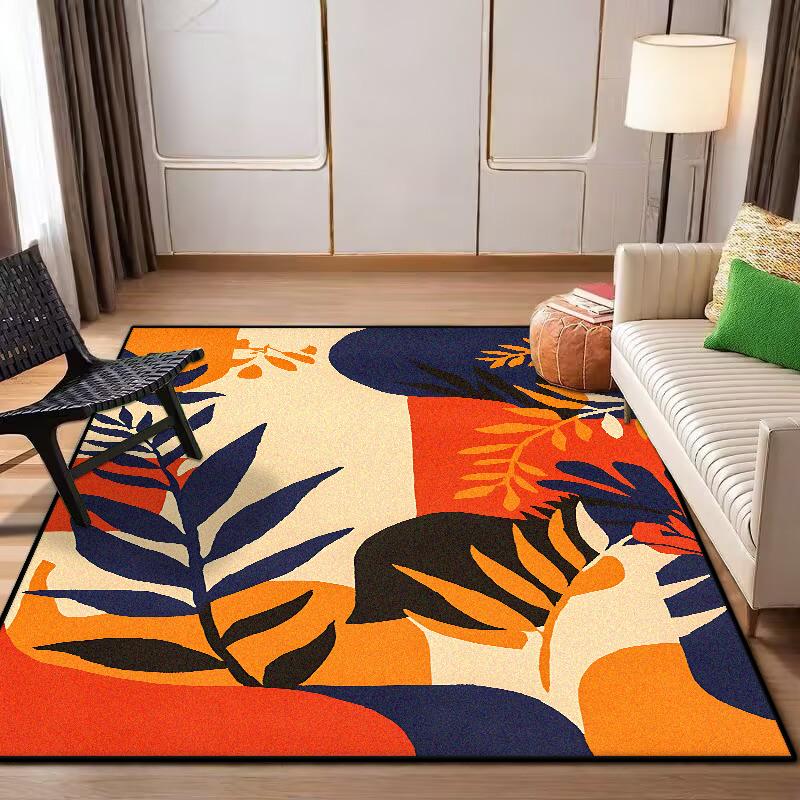 Nordic Abstract CARPET Customizable LIVE ROOM Luxury Home Decoration Bedroom Rugs Washable Antiskid Lounge Floor Mats Bedside