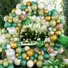 Forest Green Garland Arch Kit Macaron Green Balloon Party Decor Wedding  Jungle Safari Theme Party Baby Shower Balloon