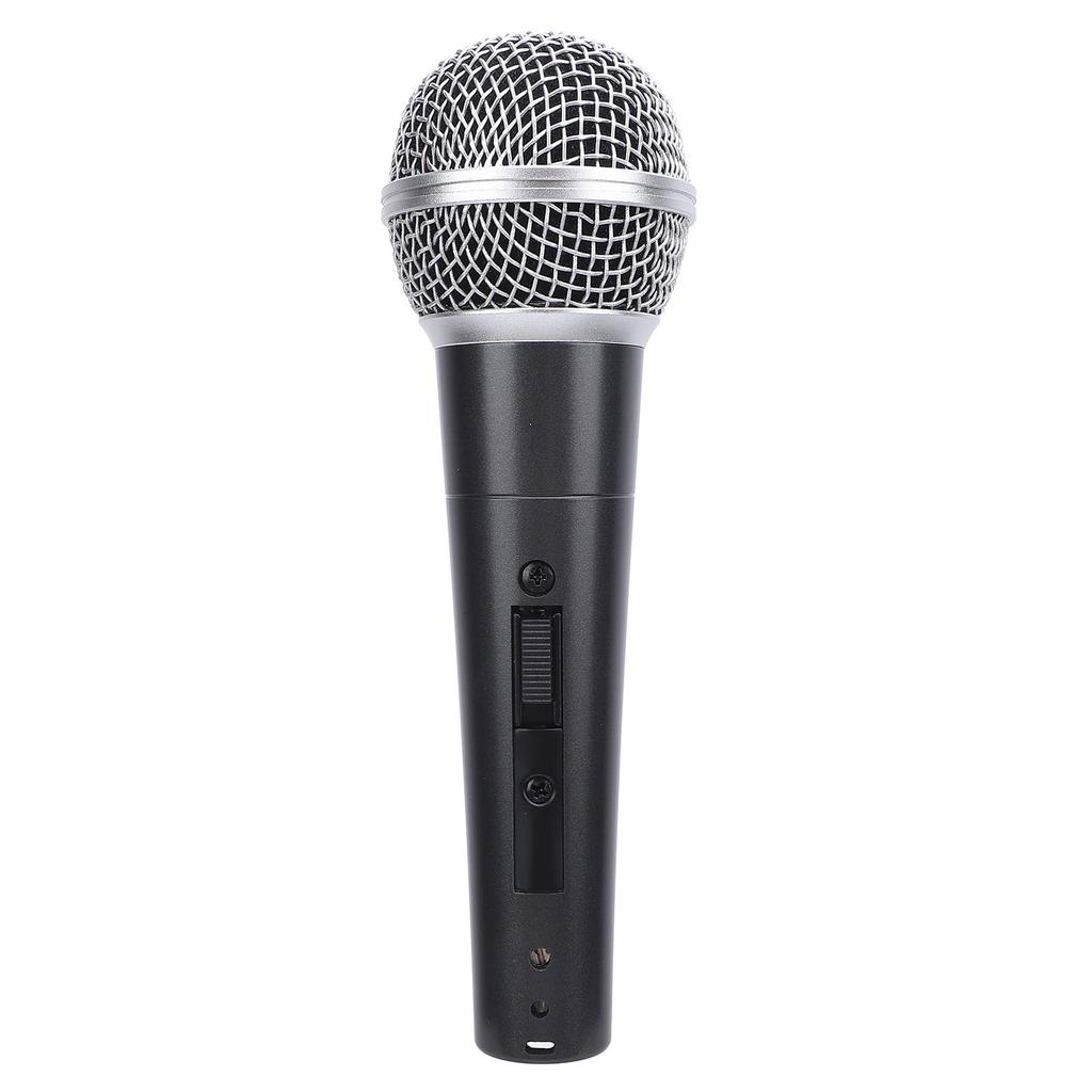 Wired Dynamic Microphone Moving Coil Dynamic Cardioid Handheld Microphone Set for Active Speakers Mixers Amplifiers