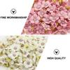 50 Pcs Flower Garland Simulation Silk Head Simulated Heads Decor Colorful Wedding Decors