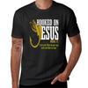 Hooked On JesusWeekend Hooked Tshirt Sports Fans Oversized Customizeds Summer Top Men T Shirt