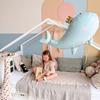 Korean Style Crown Little Whale Foil Balloon for Kids' Birthday Party Decor