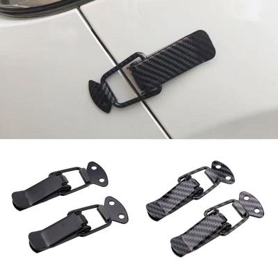 Clipes de Travamento de Gancho de Para-choque de Carro 2 peças Fixador de Para-choque Dianteiro Traseiro Clipe de Para-choque de Carro Trava de Segurança Gancho de Travamento Clipes Resistente Liberação Rápida