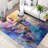1PC Enchanted Dragonfly Garden Kitchen Rug Non-Slip Door Mat Pop Design Bathroom Rug Bath Mat Carpet for Home Sink Laundry Decor