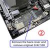 Chenyang NVMe SSD Upgrade Expansion Compatible with Legion Go and Game M.2 2242~2280mm M-Key Adapter, Boy.