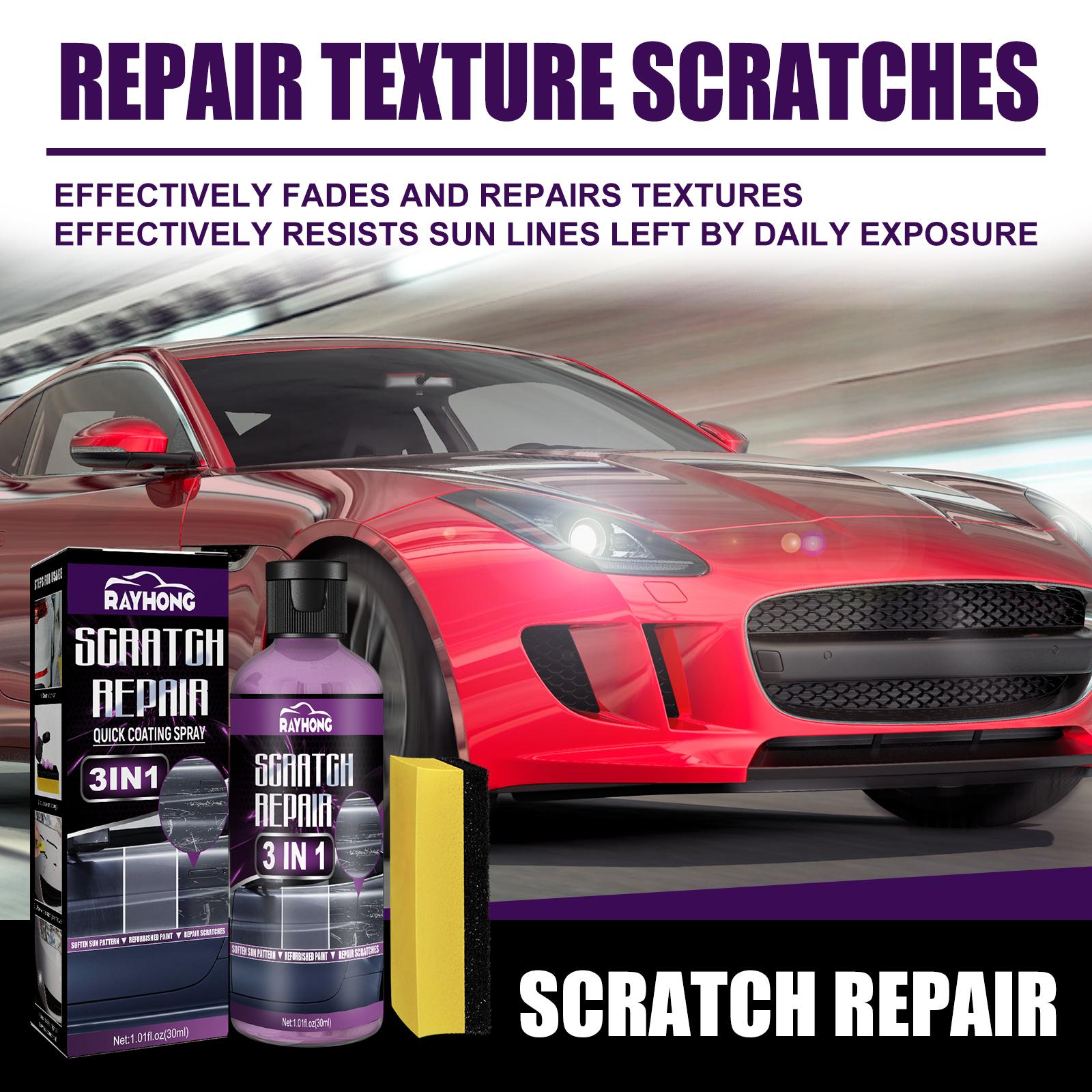 Car Scratch Repair Agent Paint Surface Fine Scratch Polishing Agent Paint Repair Cleaning Stain Removal And Repair Agent 30ML 1set